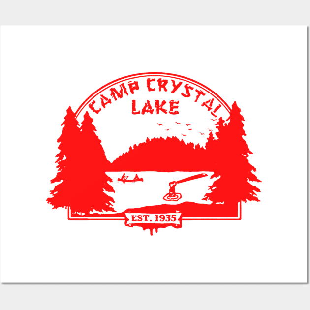 Camp Crystal Lake Wall Art by kiphyliss